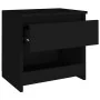 Nachttische 2 Stück schwarzes Sperrholz 40x30x39 cm von vidaXL, Nachttische - Ref: Foro24-803446, Preis: 49,34 €, Rabatt: %