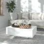 Couchtisch aus weiß glänzendem Sperrholz 85x55x31 cm von vidaXL, Couchtisch - Ref: Foro24-803386, Preis: 65,62 €, Rabatt: %