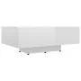 Couchtisch aus weiß glänzendem Sperrholz 85x55x31 cm von vidaXL, Couchtisch - Ref: Foro24-803386, Preis: 65,62 €, Rabatt: %