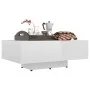 Couchtisch aus weiß glänzendem Sperrholz 85x55x31 cm von vidaXL, Couchtisch - Ref: Foro24-803386, Preis: 65,62 €, Rabatt: %