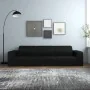 Elastic cover for 4-seater armchair, black polyester jersey by vidaXL, Covers - Ref: Foro24-332935, Price: 29,45 €, Discount: %