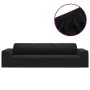 Elastic cover for 4-seater armchair, black polyester jersey by vidaXL, Covers - Ref: Foro24-332935, Price: 29,45 €, Discount: %