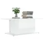 Weiß glänzender Couchtisch aus Ingenieurholz 102x55,5x40 cm von vidaXL, Couchtisch - Ref: Foro24-810313, Preis: 50,63 €, Raba...