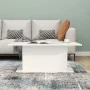 Weiß glänzender Couchtisch aus Ingenieurholz 102x55,5x40 cm von vidaXL, Couchtisch - Ref: Foro24-810313, Preis: 50,63 €, Raba...