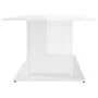 Weiß glänzender Couchtisch aus Ingenieurholz 102x55,5x40 cm von vidaXL, Couchtisch - Ref: Foro24-810313, Preis: 50,63 €, Raba...