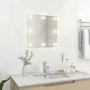 Espejo de pared con luces LED cuadrado de vidrio de vidaXL, Espejos - Ref: Foro24-3078636, Precio: 43,00 €, Descuento: %