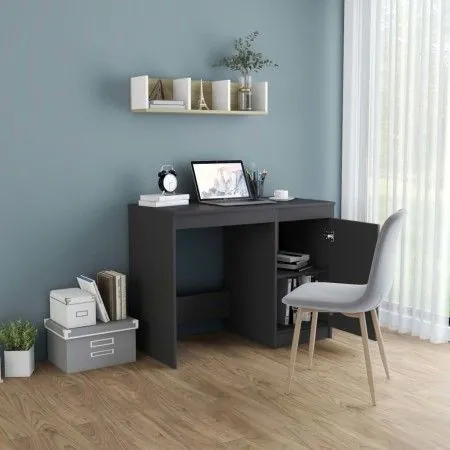 Gray plywood desk 100x50x76 cm by vidaXL, Desks - Ref: Foro24-801798, Price: 104,31 €, Discount: %