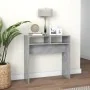 Engineered wood console table in gray concrete, 78x30x80 cm by vidaXL, Side tables - Ref: Foro24-808300, Price: 35,92 €, Disc...