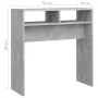 Engineered wood console table in gray concrete, 78x30x80 cm by vidaXL, Side tables - Ref: Foro24-808300, Price: 35,92 €, Disc...