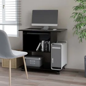 Weißer Computertisch aus Sperrholz, 80 x 50 x 75 cm von vidaXL, Schreibtische - Ref: Foro24-802895, Preis: 76,42 €, Rabatt: %