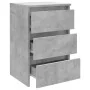 Bedside tables 2 pcs concrete gray plywood 40x35x62.5cm by vidaXL, Nightstands - Ref: Foro24-806220, Price: 82,44 €, Discount: %