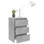 Bedside tables 2 pcs concrete gray plywood 40x35x62.5cm by vidaXL, Nightstands - Ref: Foro24-806220, Price: 82,44 €, Discount: %
