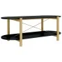 Mesa de centro madera contrachapada negro 110x48x40 cm de vidaXL, Mesas de centro - Ref: Foro24-345688, Precio: 50,28 €, Desc...