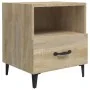 Bedside tables 2 units plywood oak Sonoma by vidaXL, Nightstands - Ref: Foro24-812031, Price: 75,37 €, Discount: %