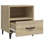 Bedside tables 2 units plywood oak Sonoma by vidaXL, Nightstands - Ref: Foro24-812031, Price: 75,37 €, Discount: %
