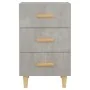 Betongrauer Nachttisch aus Holzwerkstoff, 40 x 40 x 66 cm von vidaXL, Nachttische - Ref: Foro24-812082, Preis: 58,41 €, Rabat...