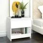 Nachttische 2 Stück aus weißem Sperrholz 40x30x39 cm von vidaXL, Nachttische - Ref: Foro24-803444, Preis: 52,91 €, Rabatt: %