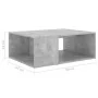 Concrete gray plywood coffee table 90x67x33 cm by vidaXL, Coffee table - Ref: Foro24-806907, Price: 55,02 €, Discount: %