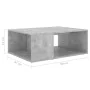 Couchtisch aus betongrauem Sperrholz, 90 x 67 x 33 cm von vidaXL, Couchtisch - Ref: Foro24-806907, Preis: 47,32 €, Rabatt: %