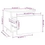 Nachttische 2 Stück aus massivem Kiefernholz 35x34x32 cm von vidaXL, Nachttische - Ref: Foro24-813396, Preis: 75,43 €, Rabatt: %
