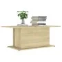 Sonoma oak engineered wood coffee table 102x55.5x40 cm by vidaXL, Coffee table - Ref: Foro24-810310, Price: 42,39 €, Discount: %