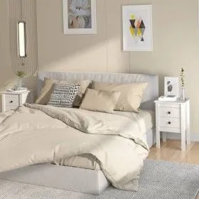 Bedside tables 2 pcs solid white pine wood 40x35x61.5 cm by vidaXL, Nightstands - Ref: Foro24-813692, Price: 104,93 €, Discou...
