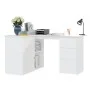 Escritorio de esquina madera contrachapada blanco 145x100x76 cm de vidaXL, Escritorios - Ref: Foro24-801089, Precio: 192,27 €...