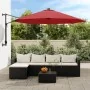Wall umbrella with bright red LED 290 cm by vidaXL, Umbrellas - Ref: Foro24-362895, Price: 110,13 €, Discount: %