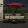 Wall umbrella with bright red LED 290 cm by vidaXL, Umbrellas - Ref: Foro24-362895, Price: 110,13 €, Discount: %