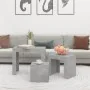 Stackable coffee tables 3 pieces concrete gray chipboard by vidaXL, Coffee table - Ref: Foro24-808544, Price: 70,02 €, Discou...