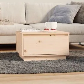 Solid pine wood coffee table 55x56x32 cm by vidaXL, Coffee table - Ref: Foro24-813405, Price: 43,45 €, Discount: %