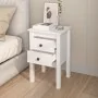Nachttisch aus massivem weißem Kiefernholz, 40 x 35 x 61,5 cm von vidaXL, Nachttische - Ref: Foro24-813691, Preis: 60,77 €, R...
