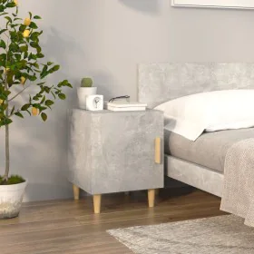 Bedside table made of gray concrete plywood by vidaXL, Nightstands - Ref: Foro24-812050, Price: 37,66 €, Discount: %