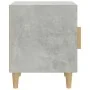 Nachttisch aus grauem Beton-Sperrholz von vidaXL, Nachttische - Ref: Foro24-812050, Preis: 37,66 €, Rabatt: %