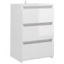 Mesitas de noche 2 uds contrachapada blanco brillo 40x35x62,5cm de vidaXL, Mesitas de noche - Ref: Foro24-806224, Precio: 137...