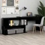 Eckschreibtisch aus schwarzem Sperrholz, 200 x 50 x 76 cm von vidaXL, Schreibtische - Ref: Foro24-801099, Preis: 93,11 €, Rab...