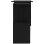 Eckschreibtisch aus schwarzem Sperrholz, 200 x 50 x 76 cm von vidaXL, Schreibtische - Ref: Foro24-801099, Preis: 93,11 €, Rab...