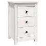 Solid white pine wood bedside table 40x35x61.5 cm by vidaXL, Nightstands - Ref: Foro24-813701, Price: 72,76 €, Discount: %