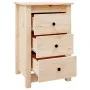Nachttisch aus massivem Kiefernholz, 40 x 35 x 61,5 cm von vidaXL, Nachttische - Ref: Foro24-813699, Preis: 66,93 €, Rabatt: %