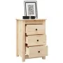 Mesita de noche madera maciza de pino 40x35x61,5 cm de vidaXL, Mesitas de noche - Ref: Foro24-813699, Precio: 66,93 €, Descue...