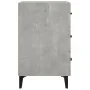 Mesita de noche madera de ingeniería gris hormigón 40x40x66 cm de vidaXL, Mesitas de noche - Ref: Foro24-812091, Precio: 57,8...
