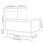 Nachttisch aus massivem weißem Kiefernholz, 60 x 34 x 51 cm von vidaXL, Nachttische - Ref: Foro24-814376, Preis: 63,22 €, Rab...