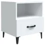 Mesitas de noche 2 unidades madera contrachapada blanca de vidaXL, Mesitas de noche - Ref: Foro24-812025, Precio: 53,62 €, De...