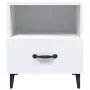 Mesitas de noche 2 unidades madera contrachapada blanca de vidaXL, Mesitas de noche - Ref: Foro24-812025, Precio: 53,62 €, De...