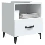 Mesitas de noche 2 unidades madera contrachapada blanca de vidaXL, Mesitas de noche - Ref: Foro24-812025, Precio: 53,62 €, De...