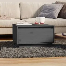 Couchtisch aus massivem grauem Kiefernholz, 55 x 56 x 32 cm von vidaXL, Couchtisch - Ref: Foro24-813407, Preis: 46,48 €, Raba...