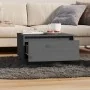 Solid gray pine wood coffee table 55x56x32 cm by vidaXL, Coffee table - Ref: Foro24-813407, Price: 46,48 €, Discount: %