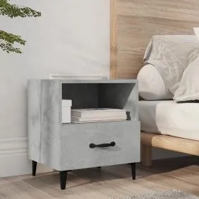 Concrete gray plywood nightstand by vidaXL, Nightstands - Ref: Foro24-812032, Price: 41,68 €, Discount: %