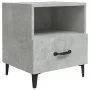 Mesita de noche madera contrachapada gris hormigón de vidaXL, Mesitas de noche - Ref: Foro24-812032, Precio: 41,68 €, Descuen...