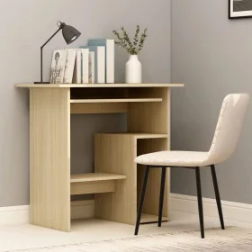 Schreibtisch aus Sonoma-Eichensperrholz, 80 x 45 x 74 cm von vidaXL, Schreibtische - Ref: Foro24-801367, Preis: 65,56 €, Raba...